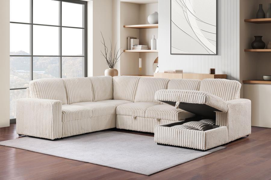 Devonshire - Loveseat With Pull-out Sleeper, Box 2 of 3 - Camel - Urban Living Furniture (Los Angeles, CA)