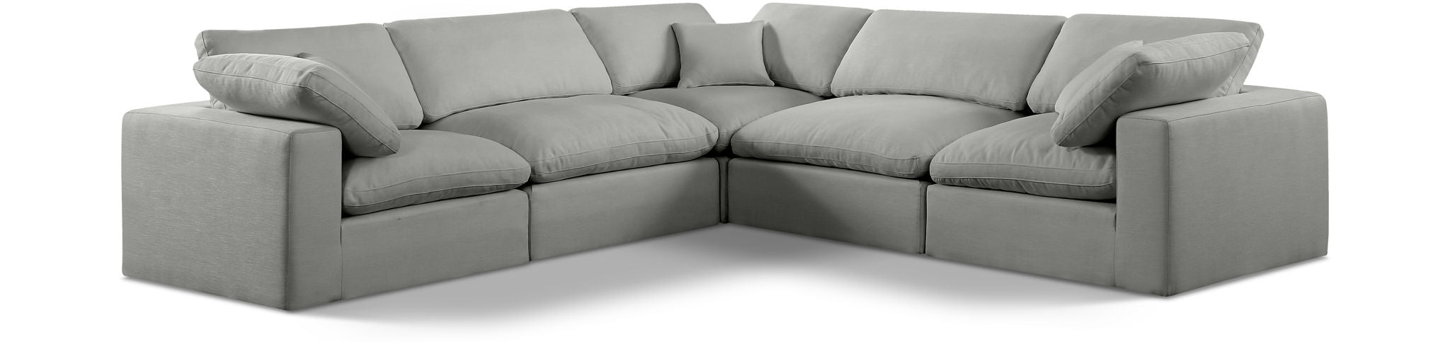 Comfy - 5 Piece Linen Modular Corner Sectional - Urban Living Furniture (Los Angeles, CA)