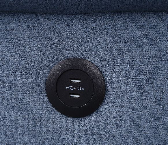 Nichelle - Futon - Blue Fabric - Urban Living Furniture (Los Angeles, CA)