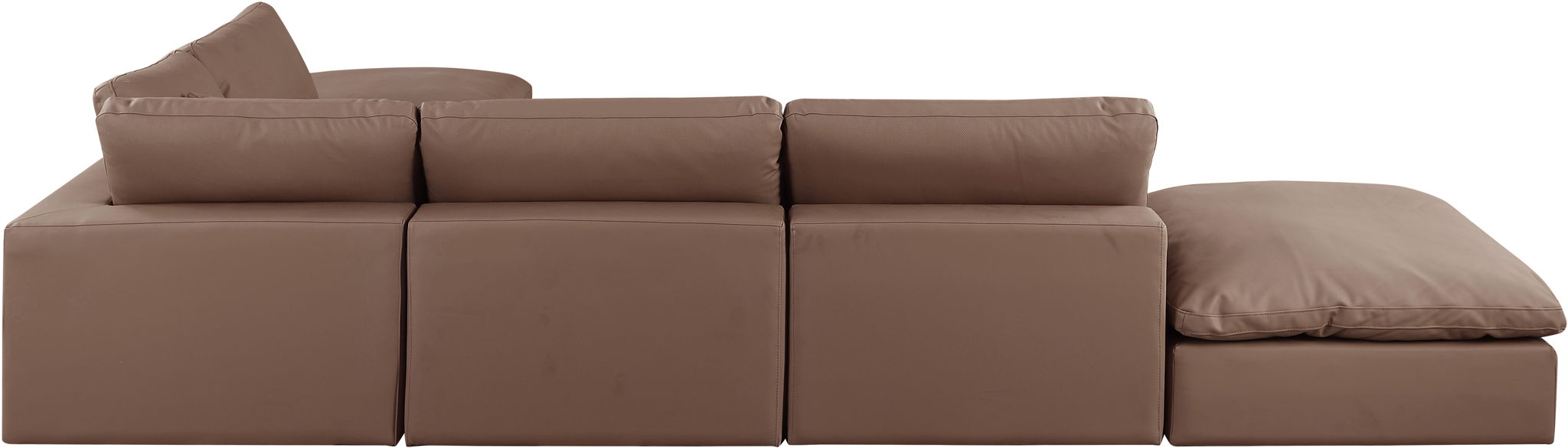 Comfy - 6 Piece Faux Leather Modular Sectional - Urban Living Furniture (Los Angeles, CA)
