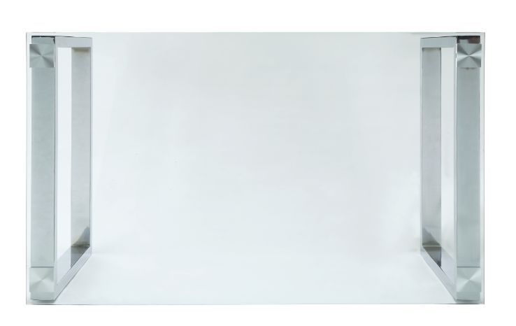 Abraham - Dining Table - Clear Glass & Chrome Finish - Urban Living Furniture (Los Angeles, CA)