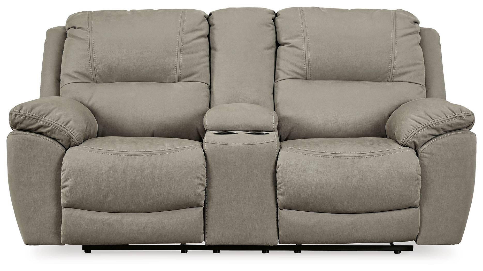 Next-Gen Gaucho - DBL Rec Loveseat w/Console - Putty - Urban Living Furniture (Los Angeles, CA)