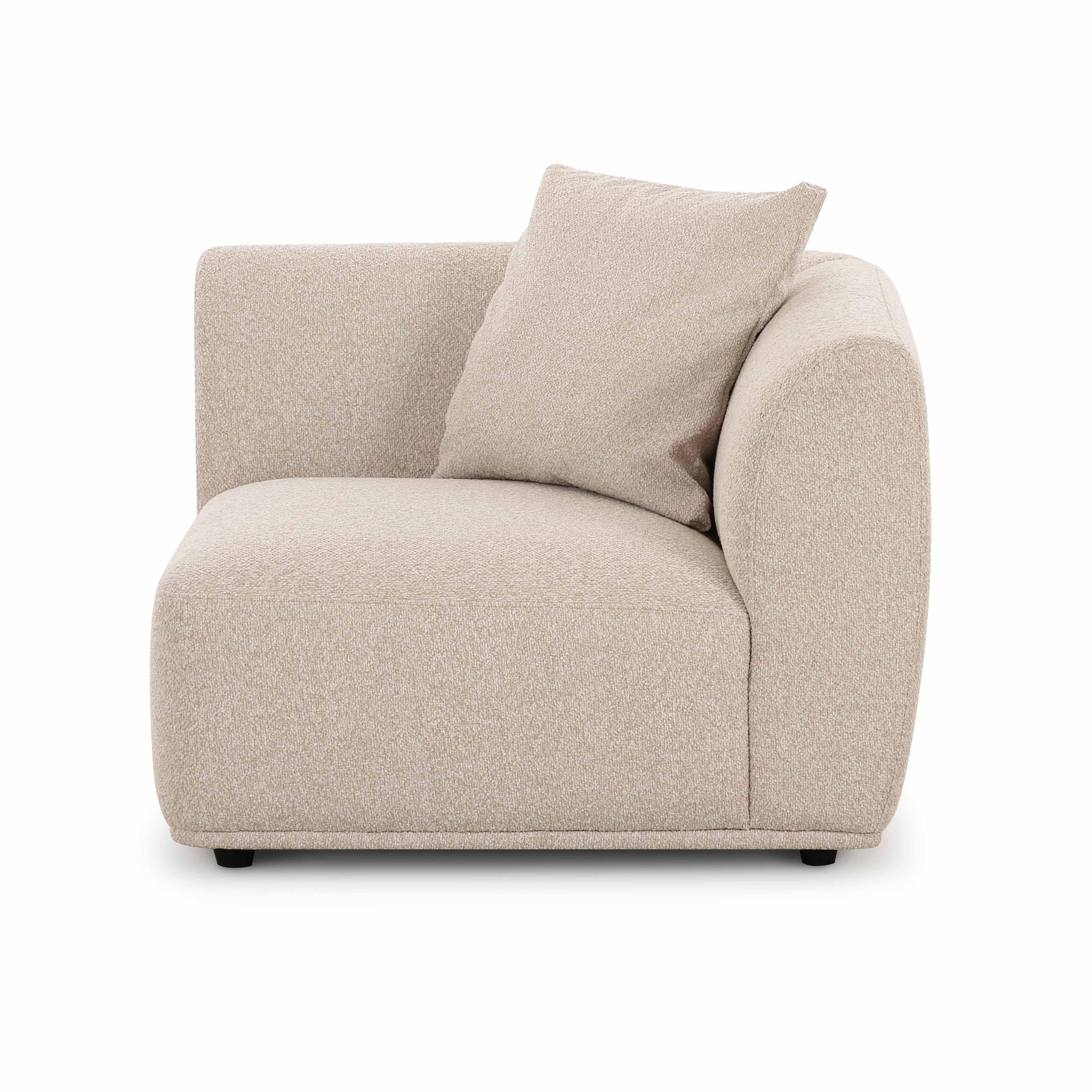 Sylvie - Corner Chair - Cream - Urban Living Furniture (Los Angeles, CA)