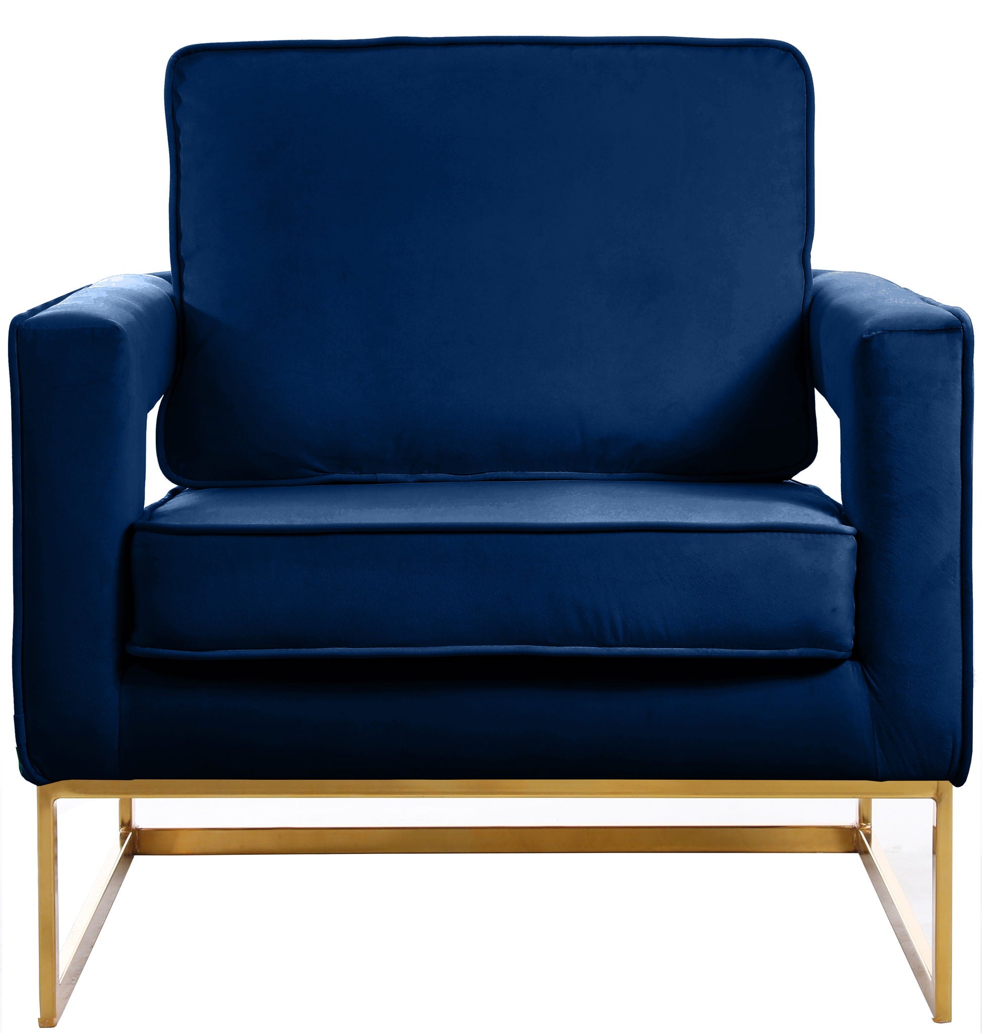 Noah - Accent Chair with Gold Legs - Urban Living Furniture (Los Angeles, CA)