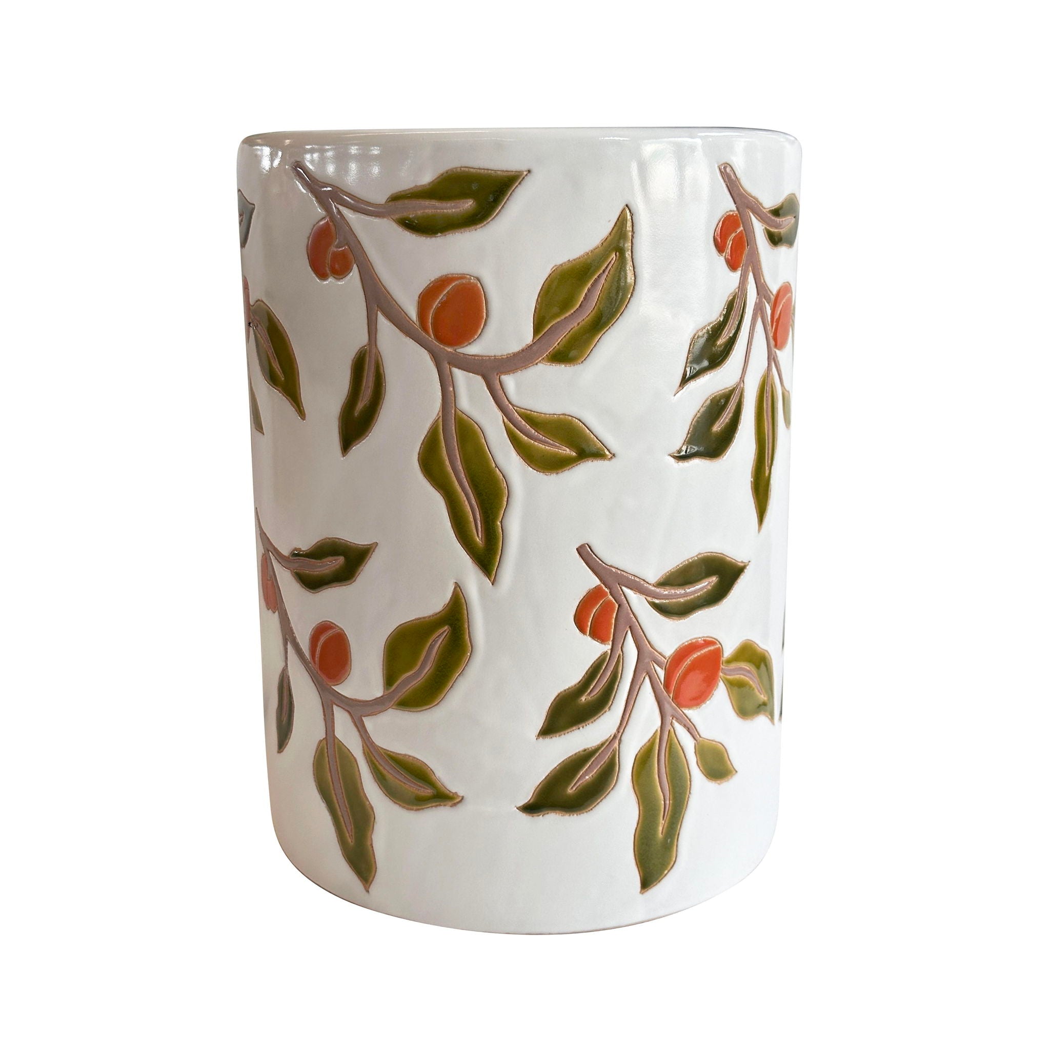 Tempest - Ceramic Table - Orange Citrus - Urban Living Furniture (Los Angeles, CA)