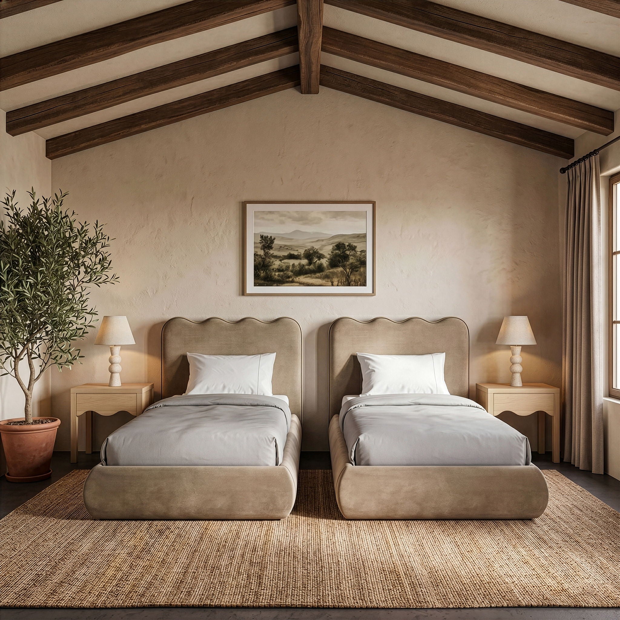 Tempo - Velvet Upholstered Bed - Urban Living Furniture (Los Angeles, CA)