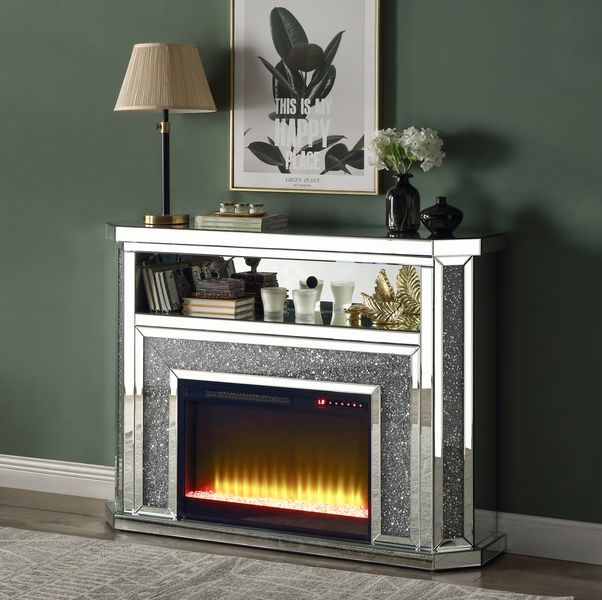 Noralie - Fireplace - Mirrored - 39" - Urban Living Furniture (Los Angeles, CA)