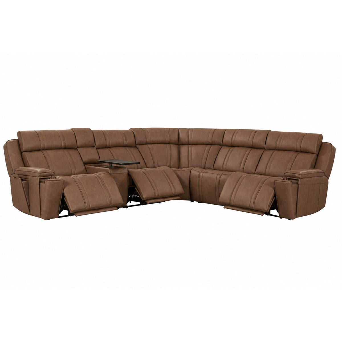 Sausalito - 6 Piece Modular Zero Gravity Power Reclining Sectional With Power Adjustable Headrests