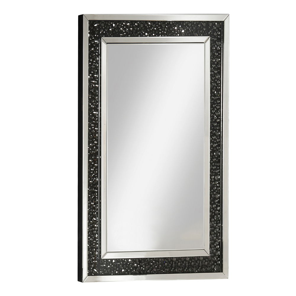 Nysa - 47" X 32" Accent Mirror - Mirrored & Faux Crystals - Urban Living Furniture (Los Angeles, CA)