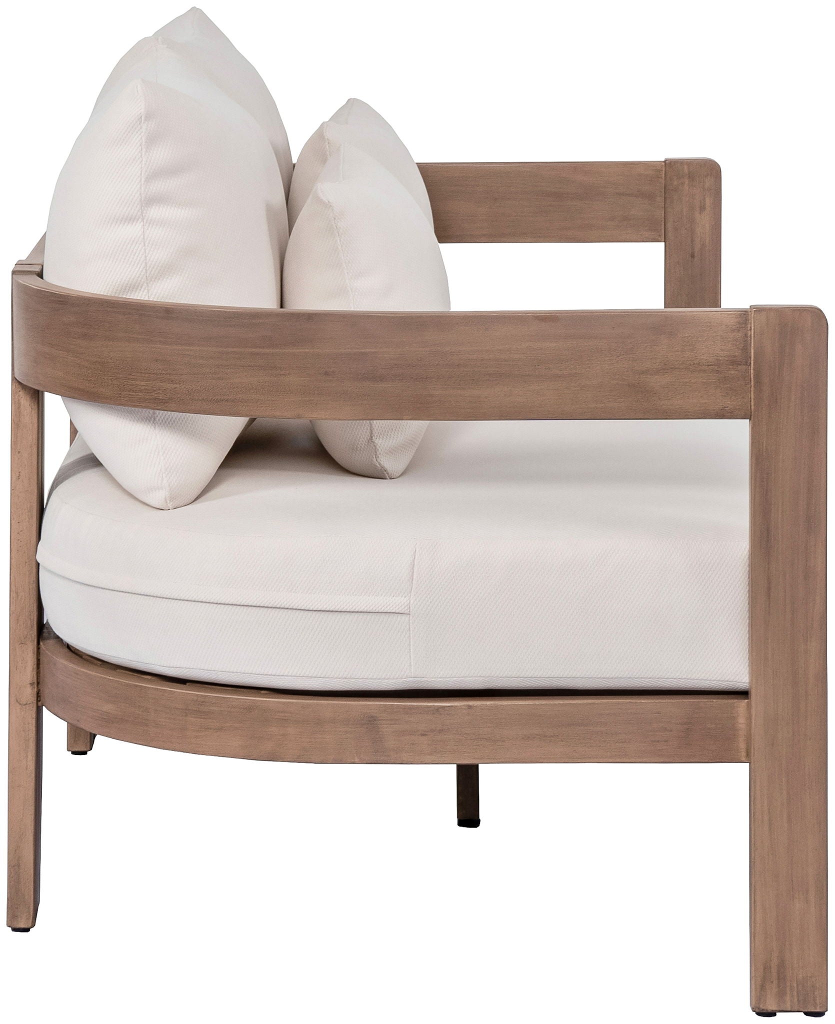 Newport - Water Resistant Fabric 65" Upholstered Outdoor Patio Loveseat - Urban Living Furniture (Los Angeles, CA)
