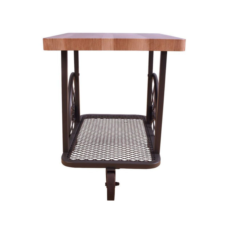 Francie - End Table - Oak & Antique Gray - Urban Living Furniture (Los Angeles, CA)