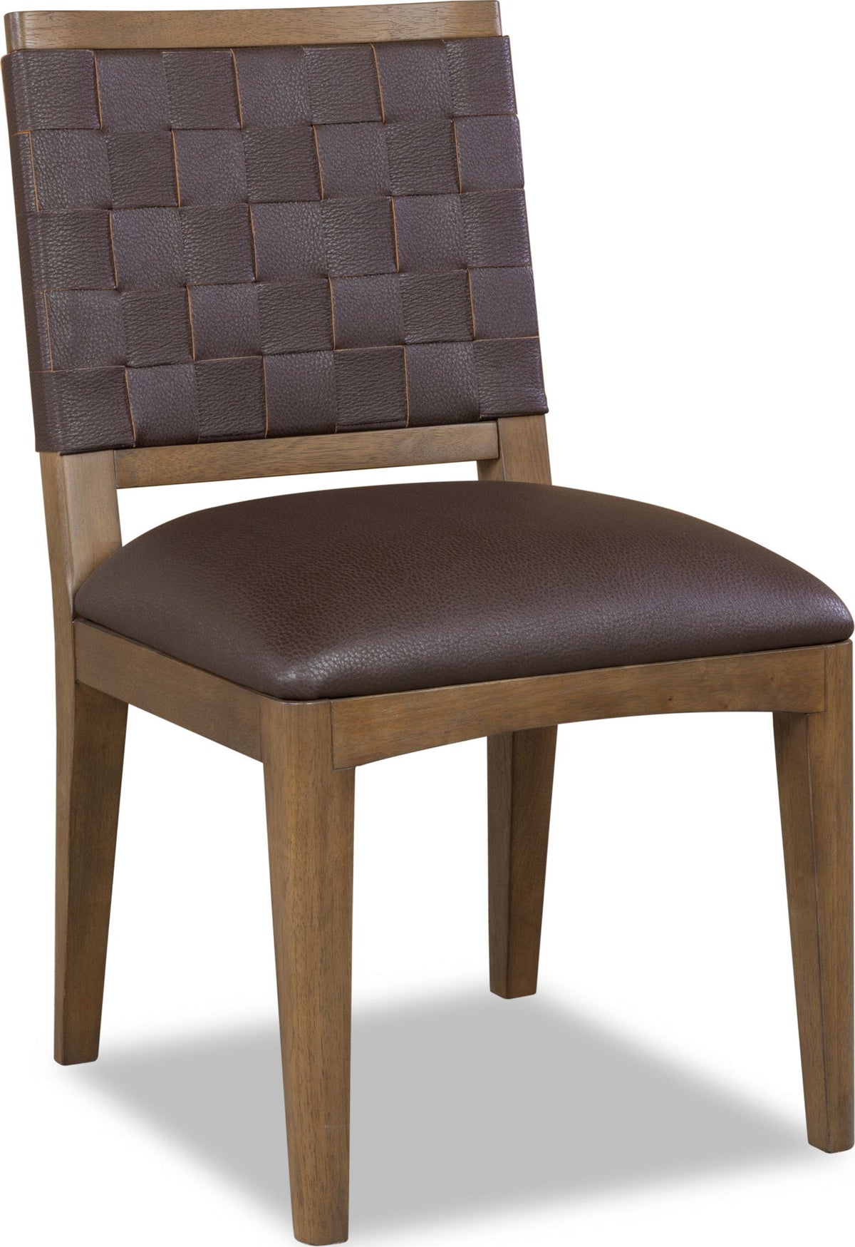 Arden - Weaven Side Chair (Set of 2) - Dark Chocolate / Tavern Brown