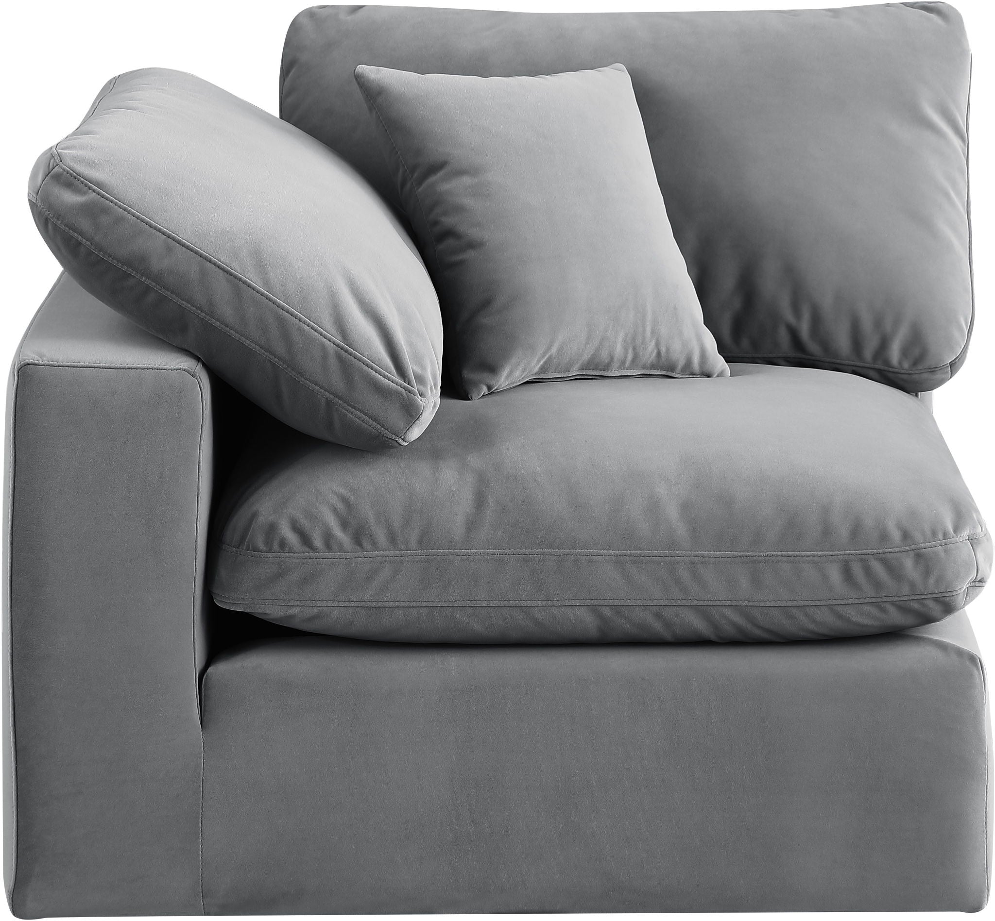 Comfy - Velvet Corner Chair - Urban Living Furniture (Los Angeles, CA)