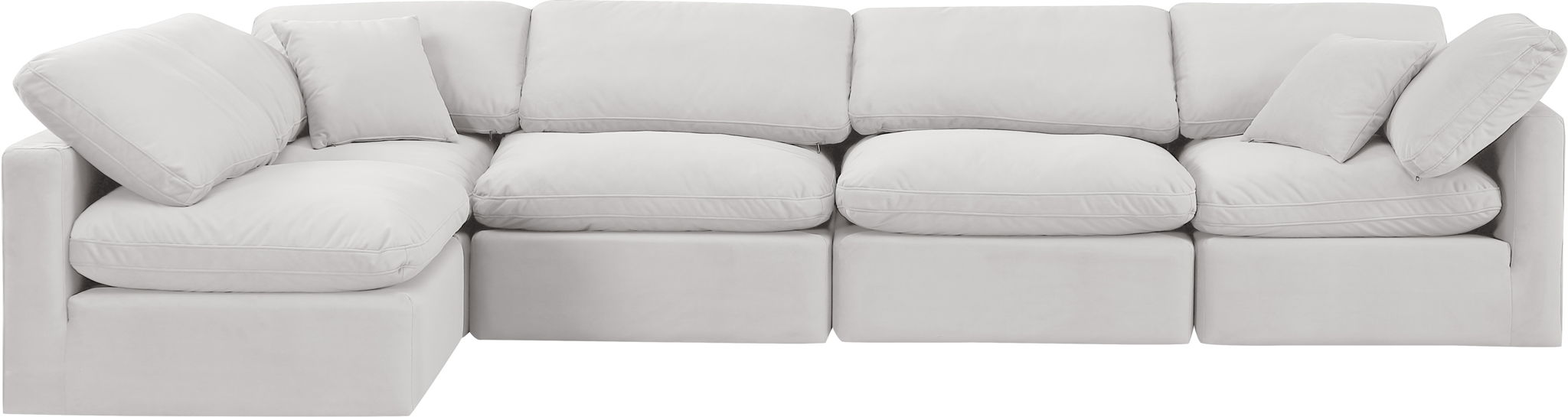 Indulge - Velvet 5 Piece Modular Sectional - Urban Living Furniture (Los Angeles, CA)