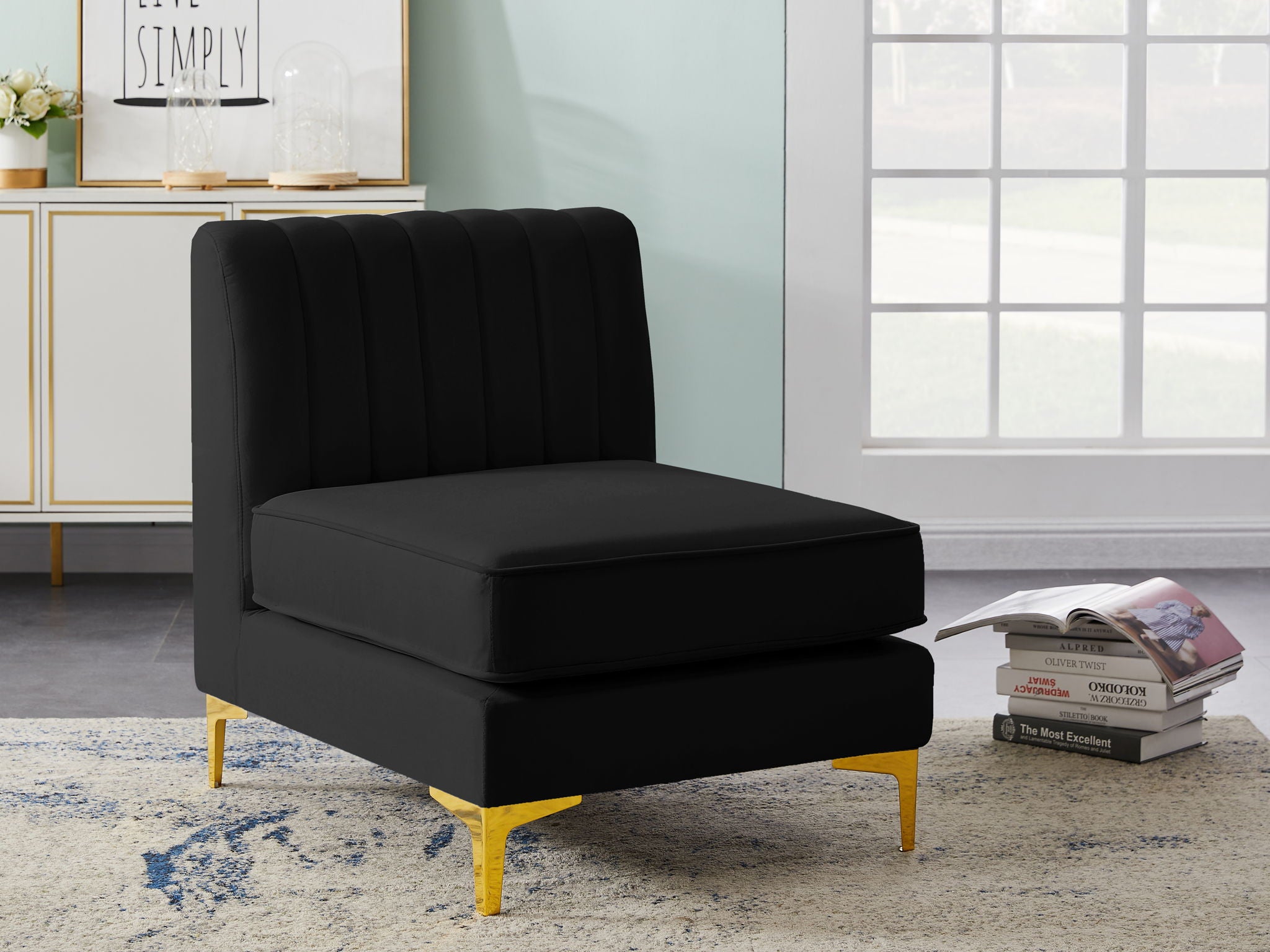 Alina - Armless Chair - Urban Living Furniture (Los Angeles, CA)