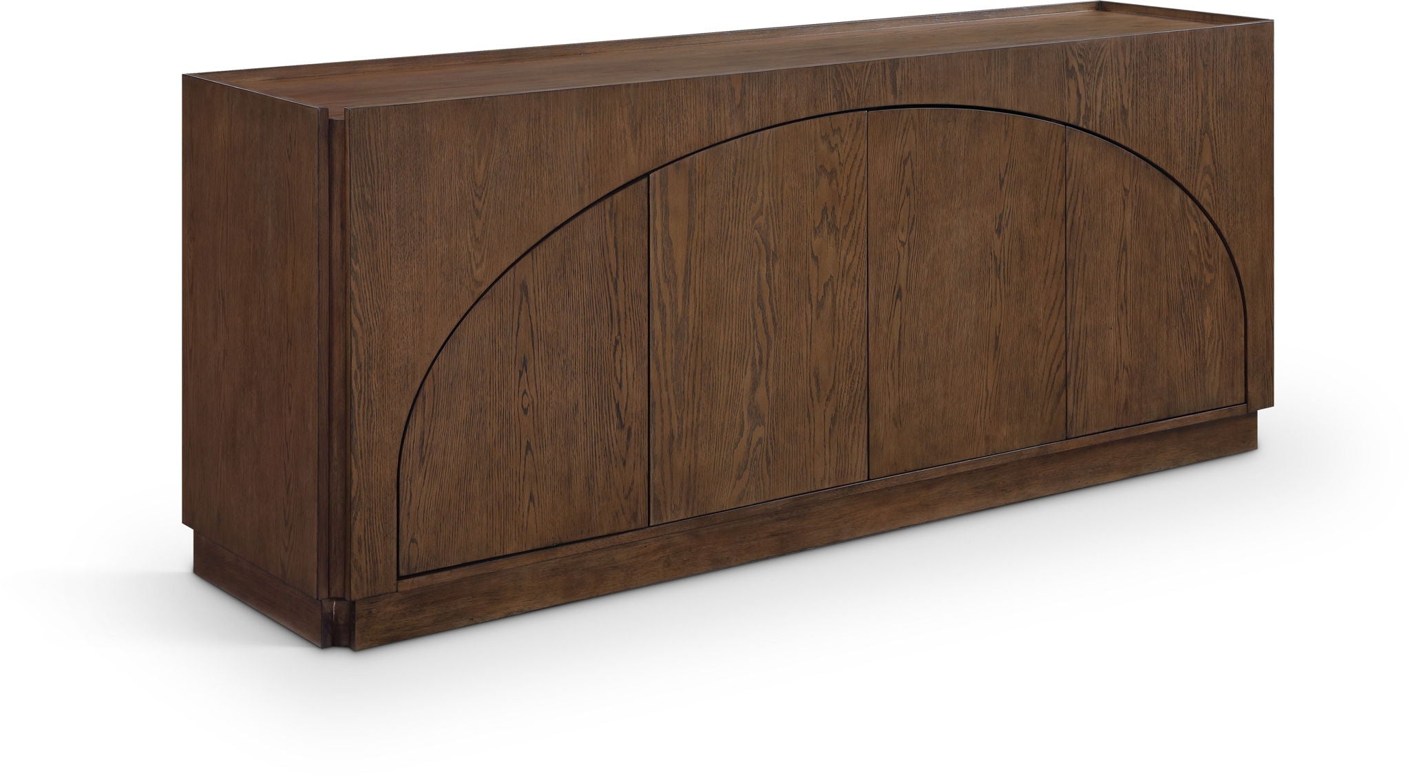 Everson - Oak Veneer And Solid Wood Sideboard/Buffet - Brown - Urban Living Furniture (Los Angeles, CA)