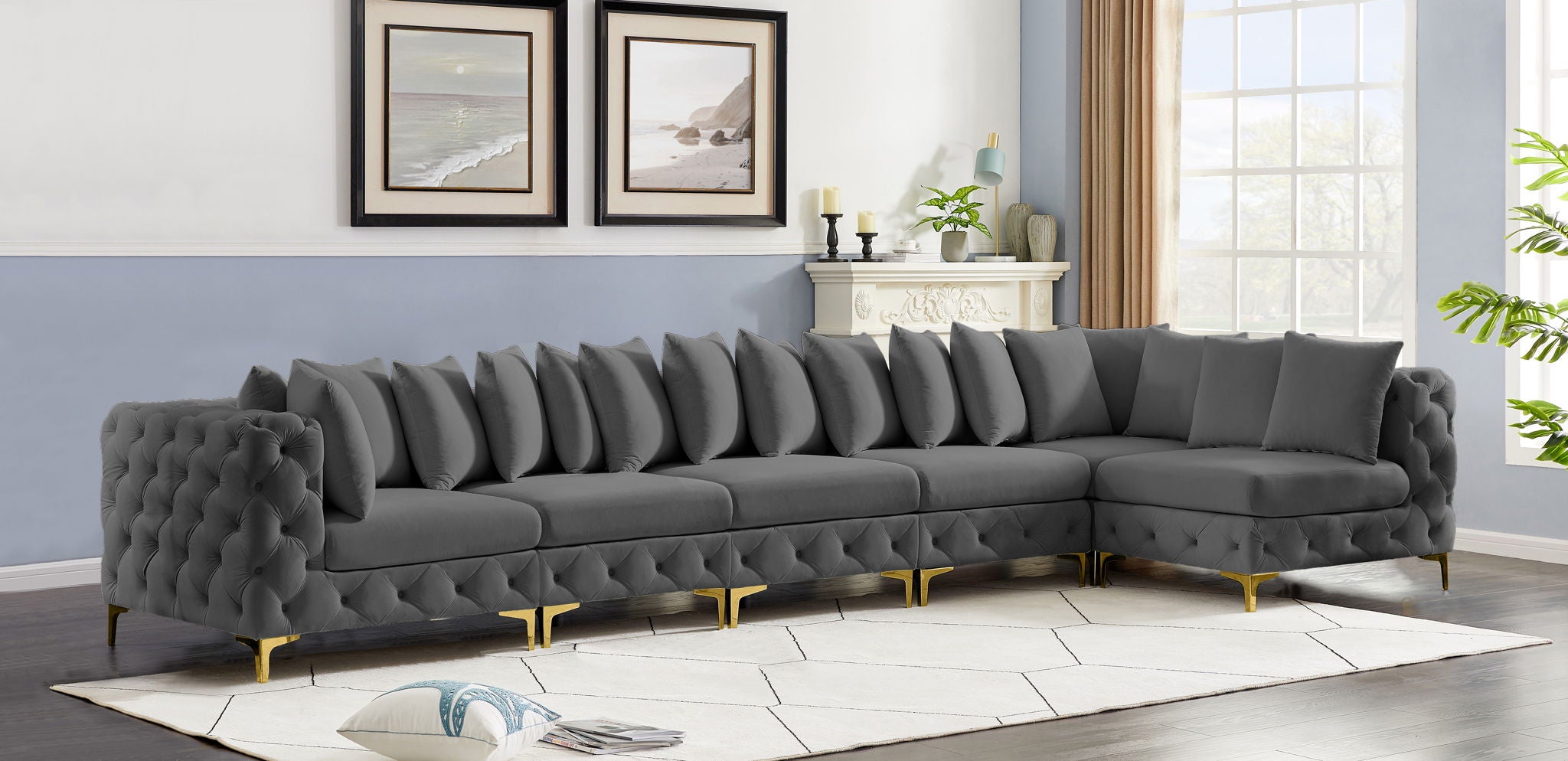 Tremblay - 6 Piece Modular Sectional - Urban Living Furniture (Los Angeles, CA)