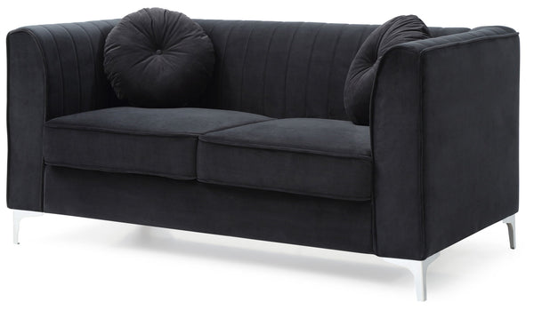 Delray - Loveseat - Black