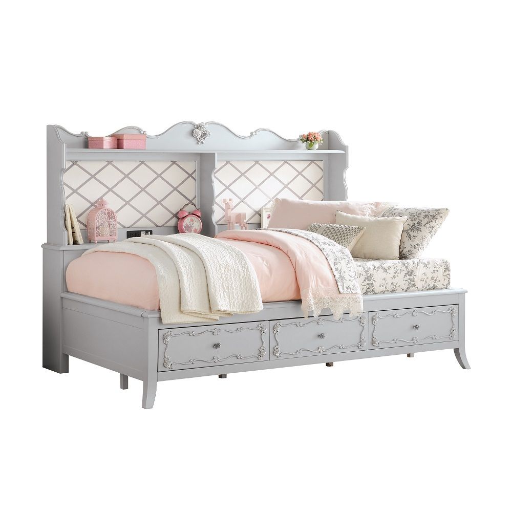 Edalene - Twin Daybed With USB & Storage - Gray - Urban Living Furniture (Los Angeles, CA)
