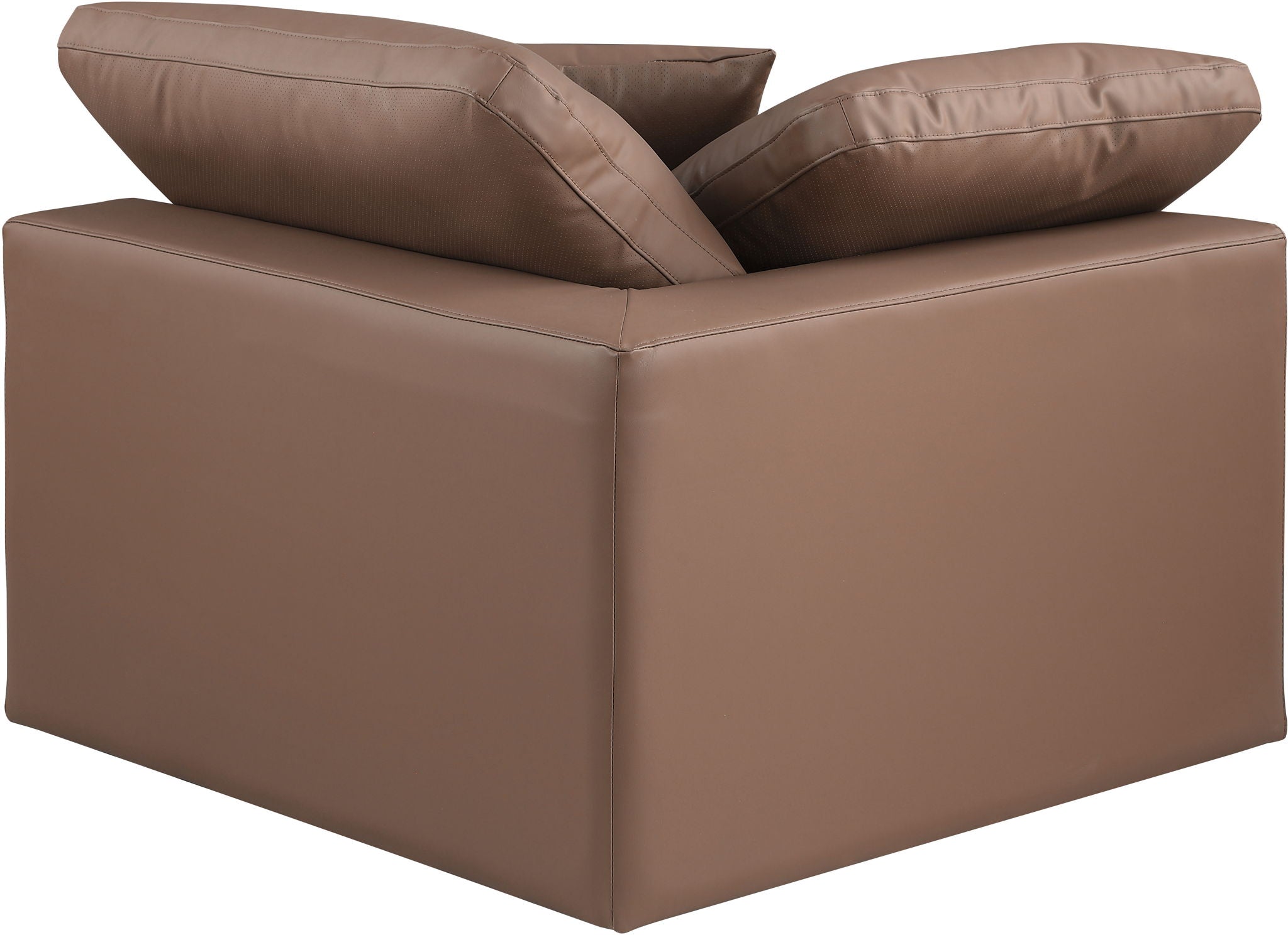 Comfy - Faux Leather Corner Chair - Urban Living Furniture (Los Angeles, CA)
