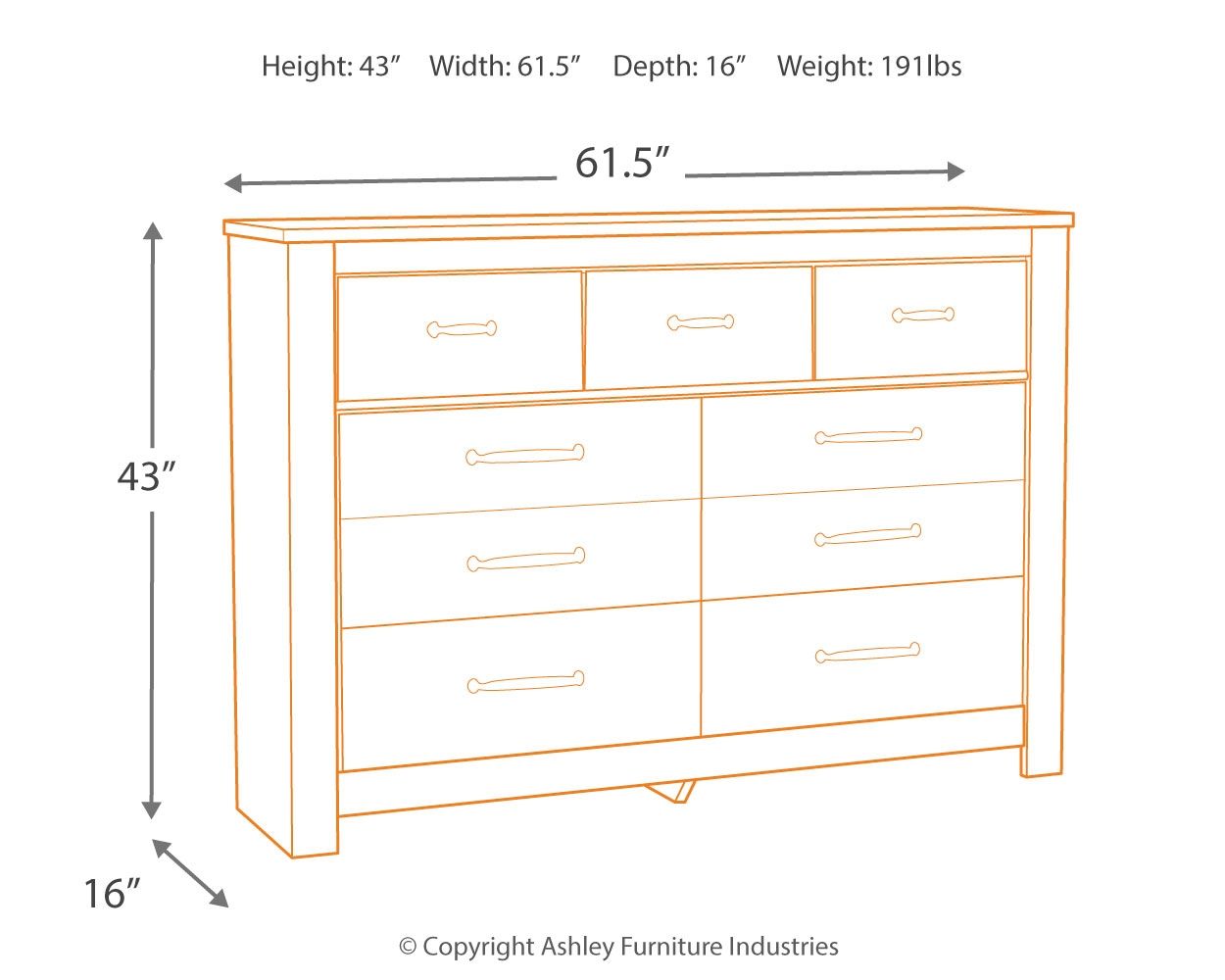 Bellaby - Dresser - Urban Living Furniture (Los Angeles, CA)