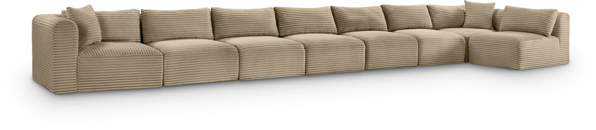 Shaggy - Fabric 8 Piece Modular Sectional - Urban Living Furniture (Los Angeles, CA)