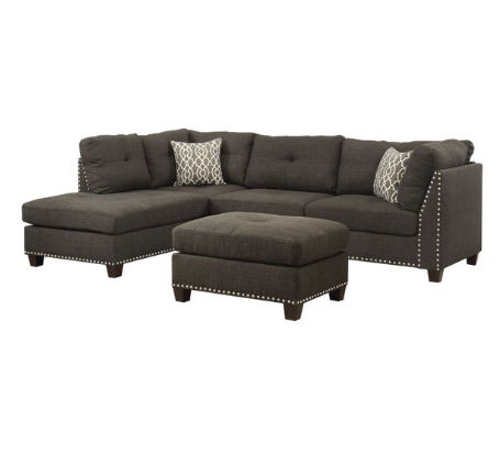 Laurissa - Linen Ottoman - Urban Living Furniture (Los Angeles, CA)