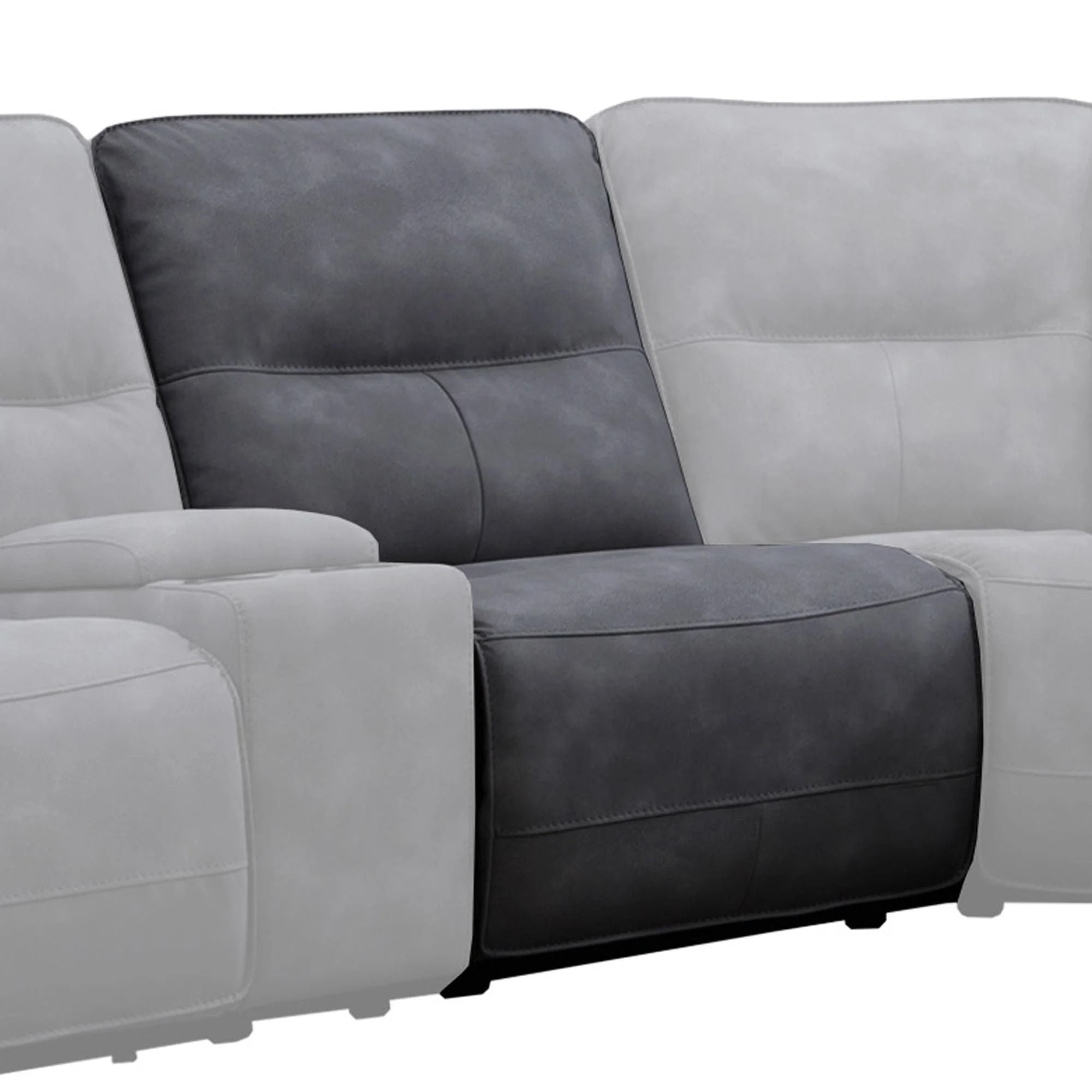 Gladiator - Manual Armless Recliner - Cobalt - Urban Living Furniture (Los Angeles, CA)