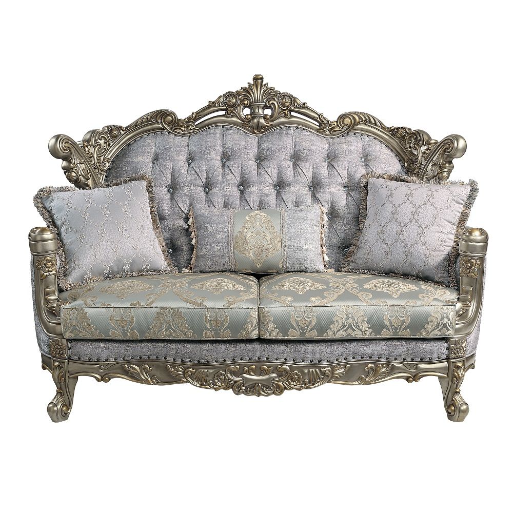 Miliani - Loveseat With 3 Pillows - Antique Bronze - Urban Living Furniture (Los Angeles, CA)