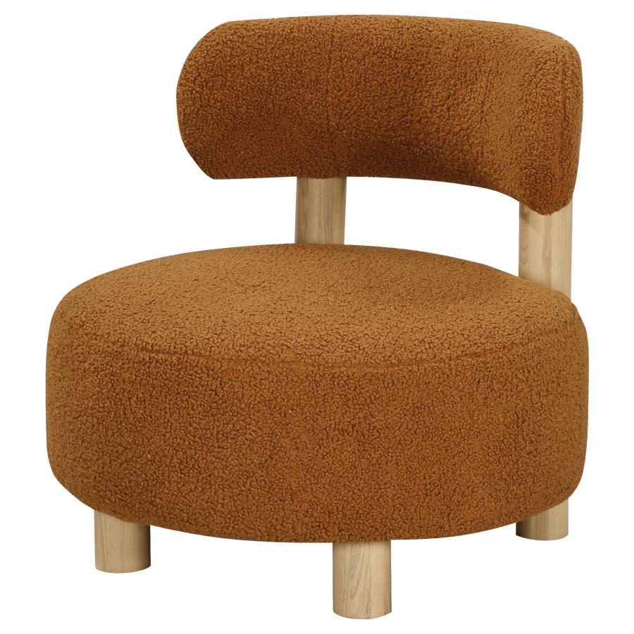 Zonie - Boucle Upholstered Barrel Back Accent Chair - Urban Living Furniture (Los Angeles, CA)