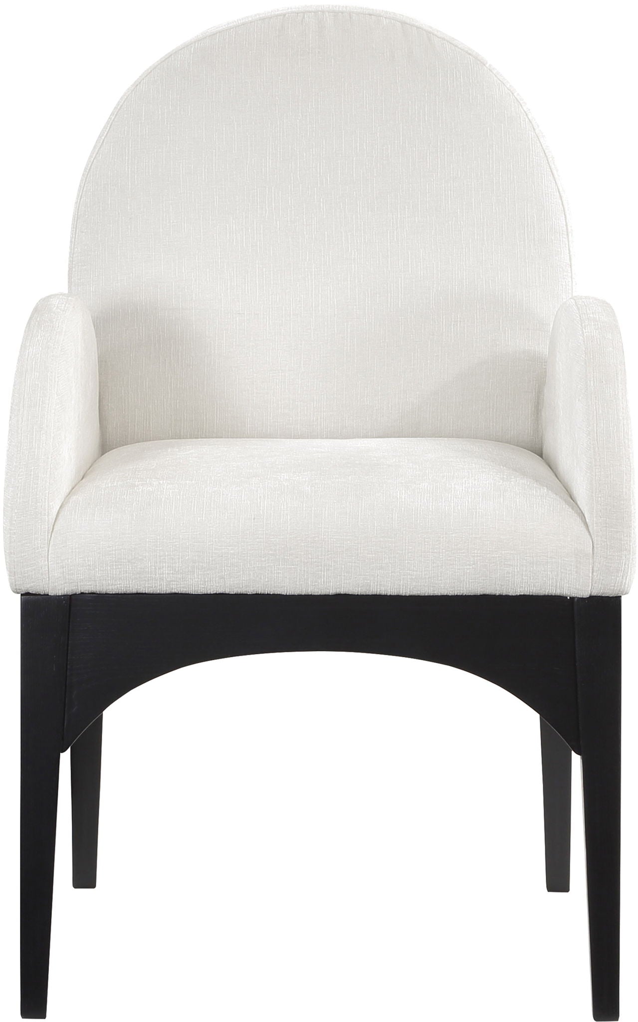 Waldorf - Chenille Dining Arm Chair With Black Legs - Urban Living Furniture (Los Angeles, CA)