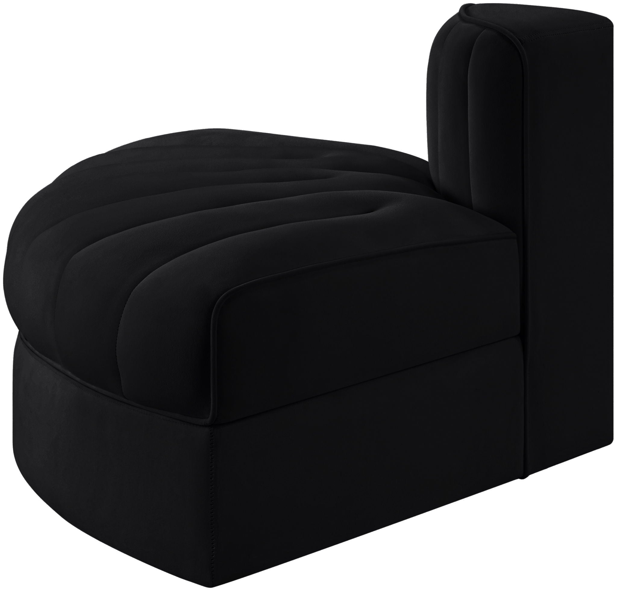 Rummi - Velvet Performance Fabric Upholstered Modular Chair - Urban Living Furniture (Los Angeles, CA)