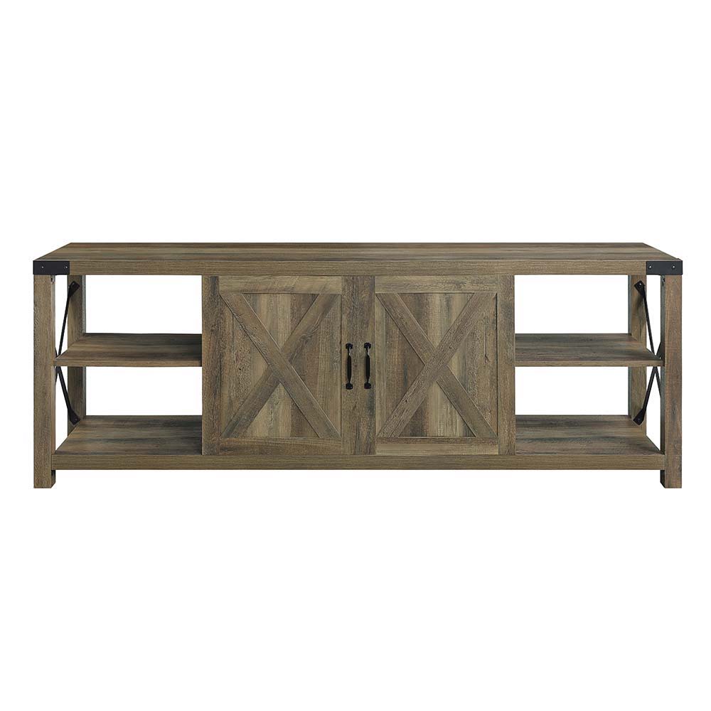 Abiram - TV Stand - Rustic Oak Finish - Urban Living Furniture (Los Angeles, CA)