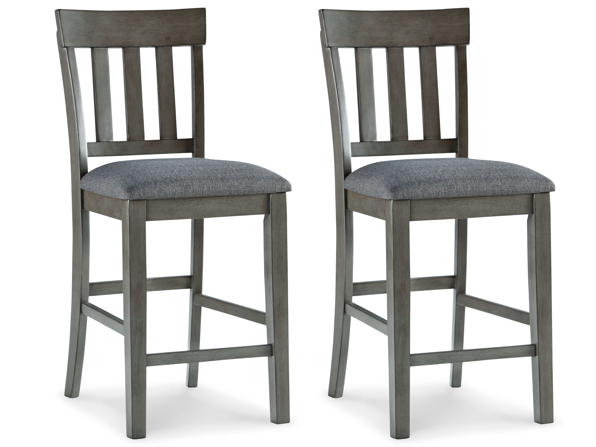Hallanden - Black / Gray - Upholstered Barstool (Set of 2) - Urban Living Furniture (Los Angeles, CA)