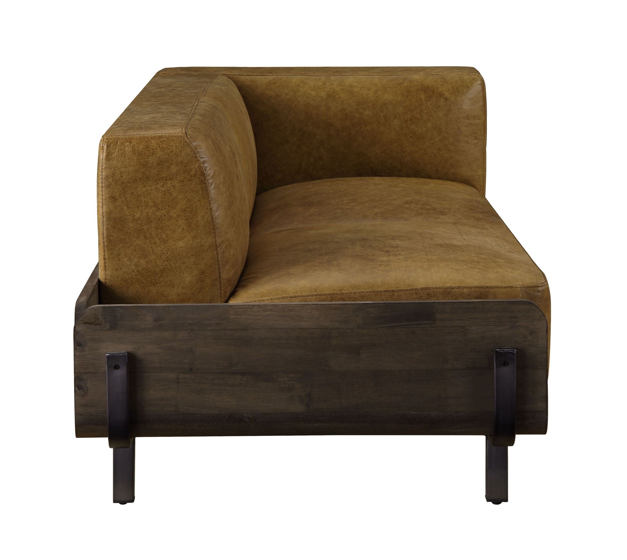 Blanca - Sofa - Chestnut Top Grain Leather & Rustic Oak - Urban Living Furniture (Los Angeles, CA)