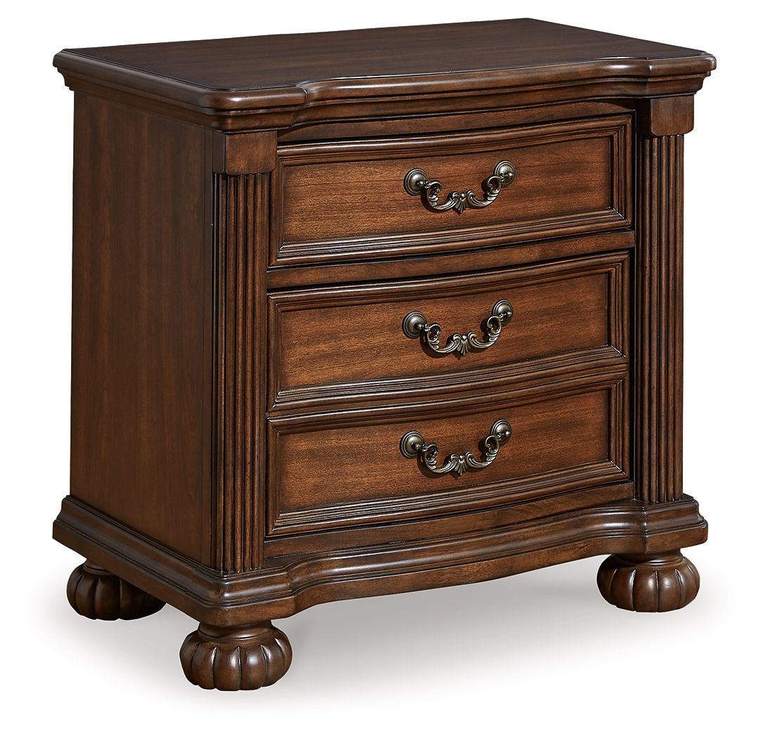Lavinton - Brown - Three Drawer Night Stand - Urban Living Furniture (Los Angeles, CA)
