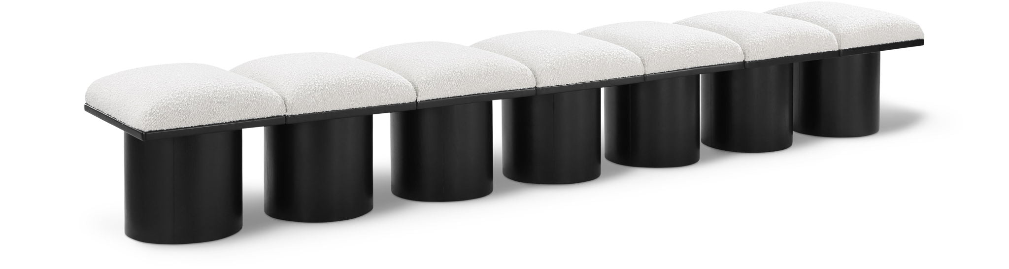 Pavilion - 7 Piece Modular Bench With Black Base - Urban Living Furniture (Los Angeles, CA)