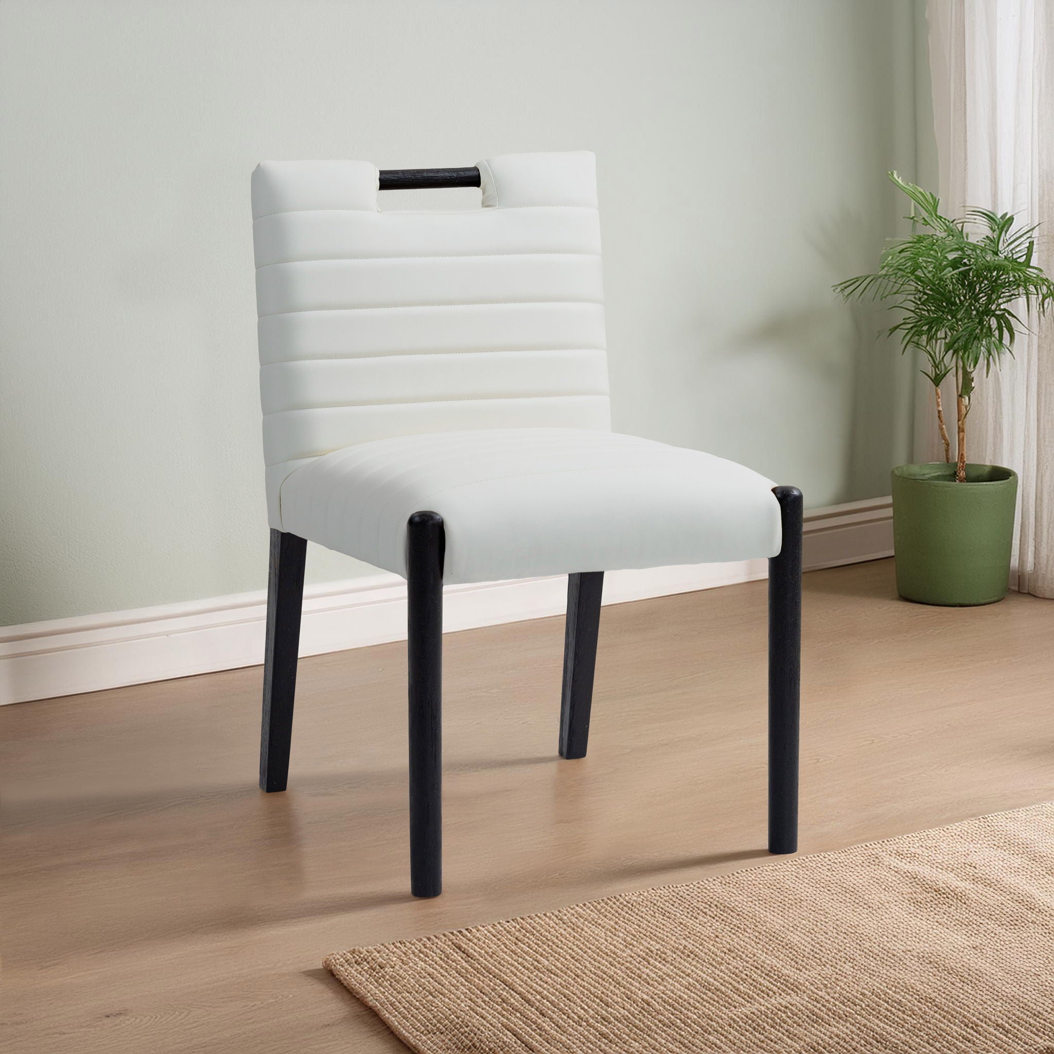 Aimee - Dining Side Chair (Set of 2) - Black Legs - Urban Living Furniture (Los Angeles, CA)