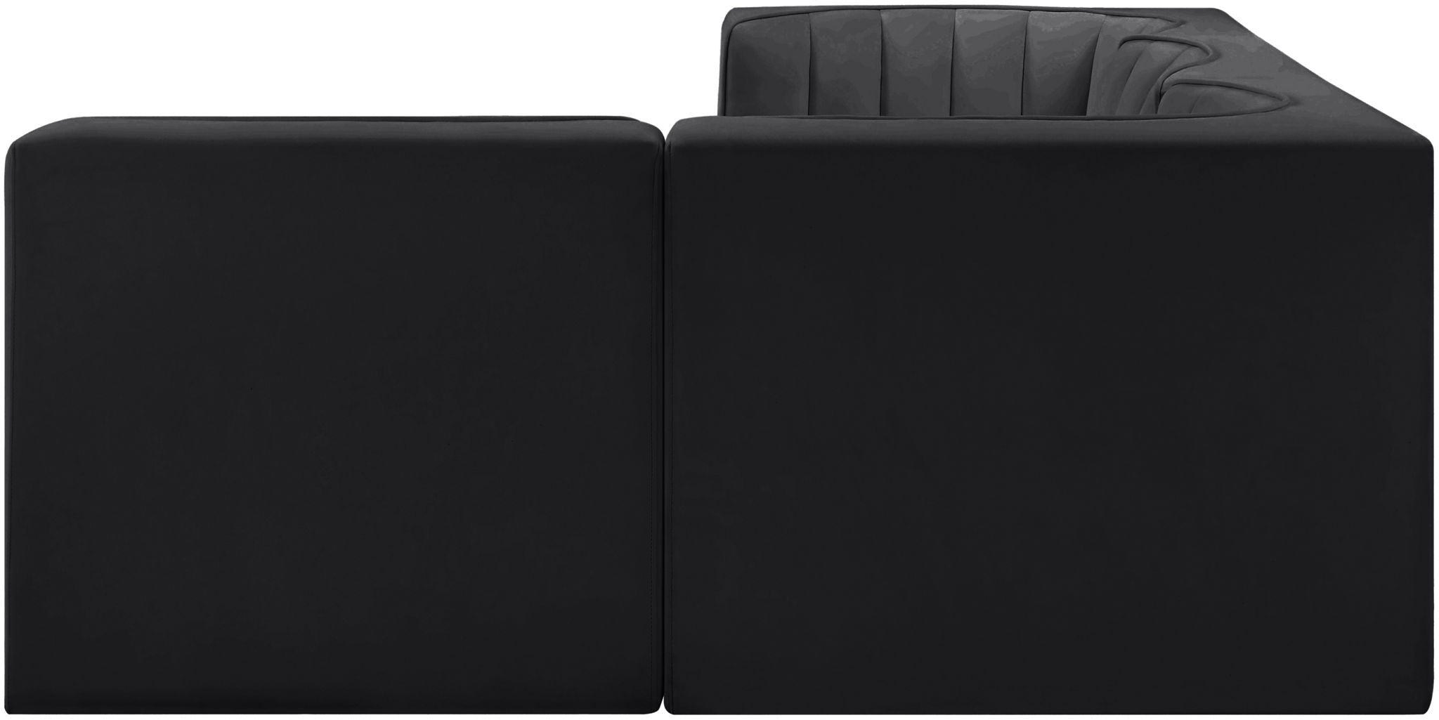 Rummi - Velvet Performance Fabric Upholstered 4 Piece Modular Sectional - Urban Living Furniture (Los Angeles, CA)