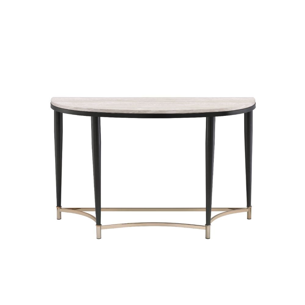 Ayser - Accent Table - White Washed & Black - Urban Living Furniture (Los Angeles, CA)