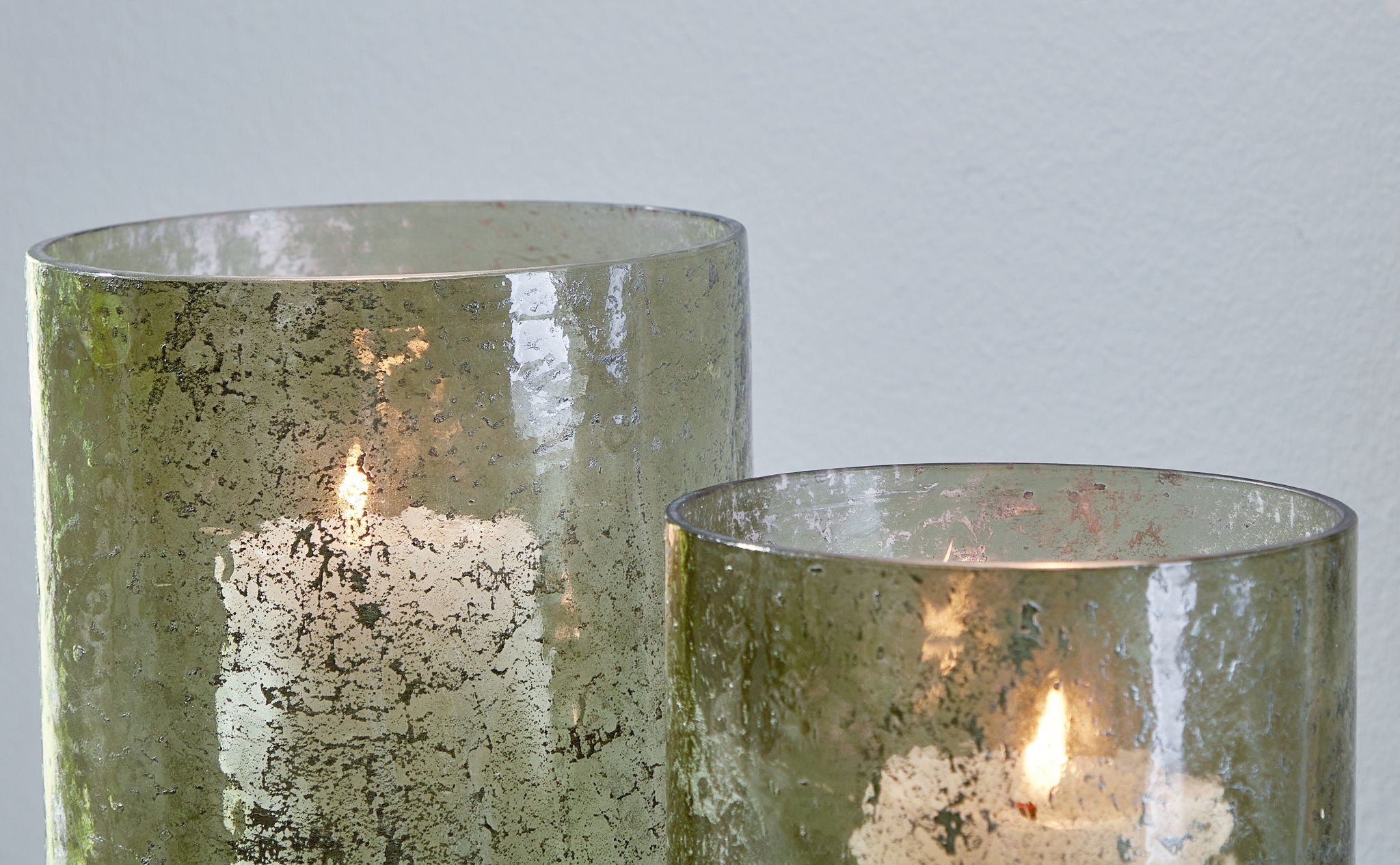Clarkton - Green - Candle Holder Set (Set of 2) - Urban Living Furniture (Los Angeles, CA)