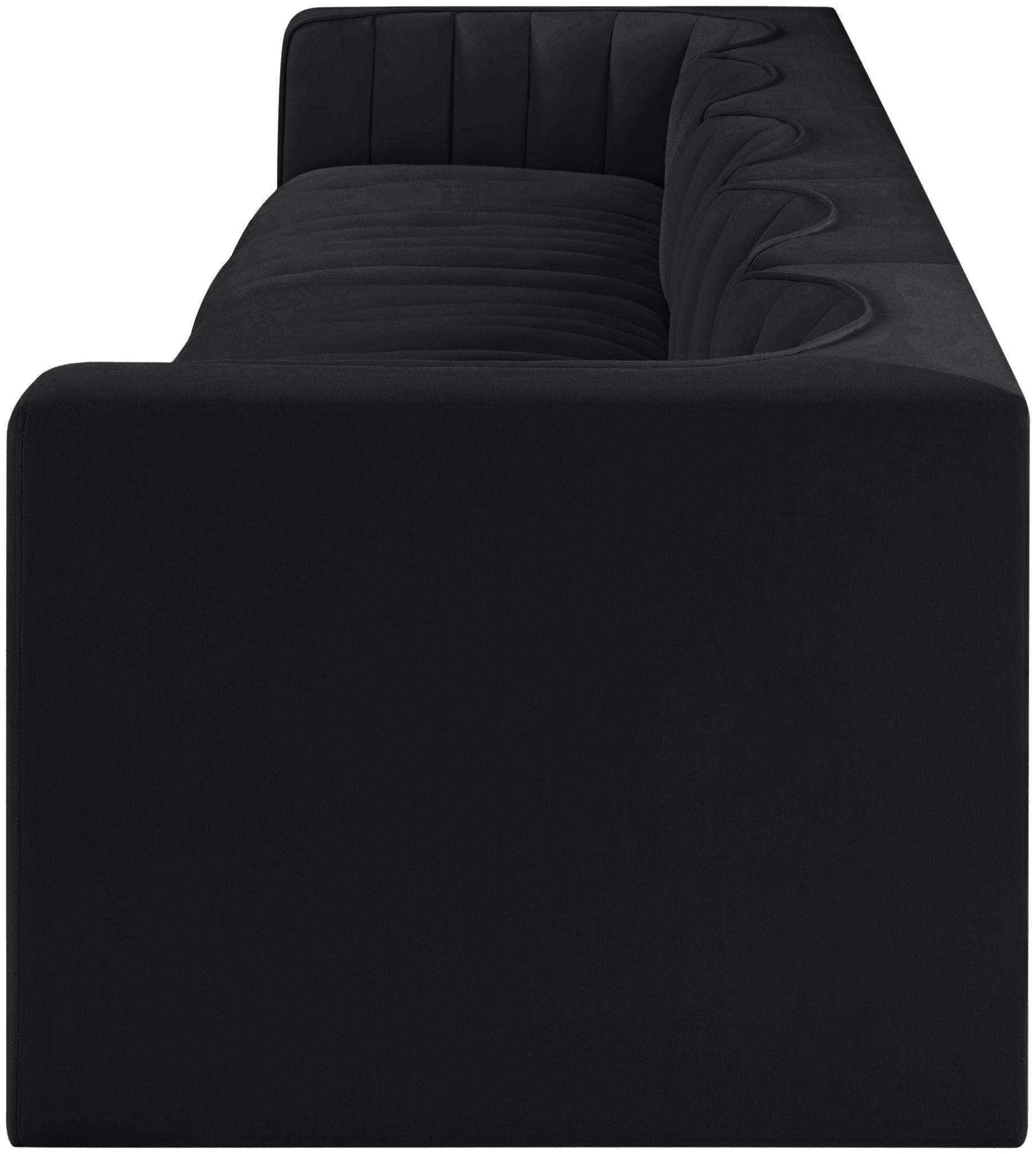 Rummi - Velvet Performance Fabric Upholstered 5 Piece Modular Sofa - Urban Living Furniture (Los Angeles, CA)