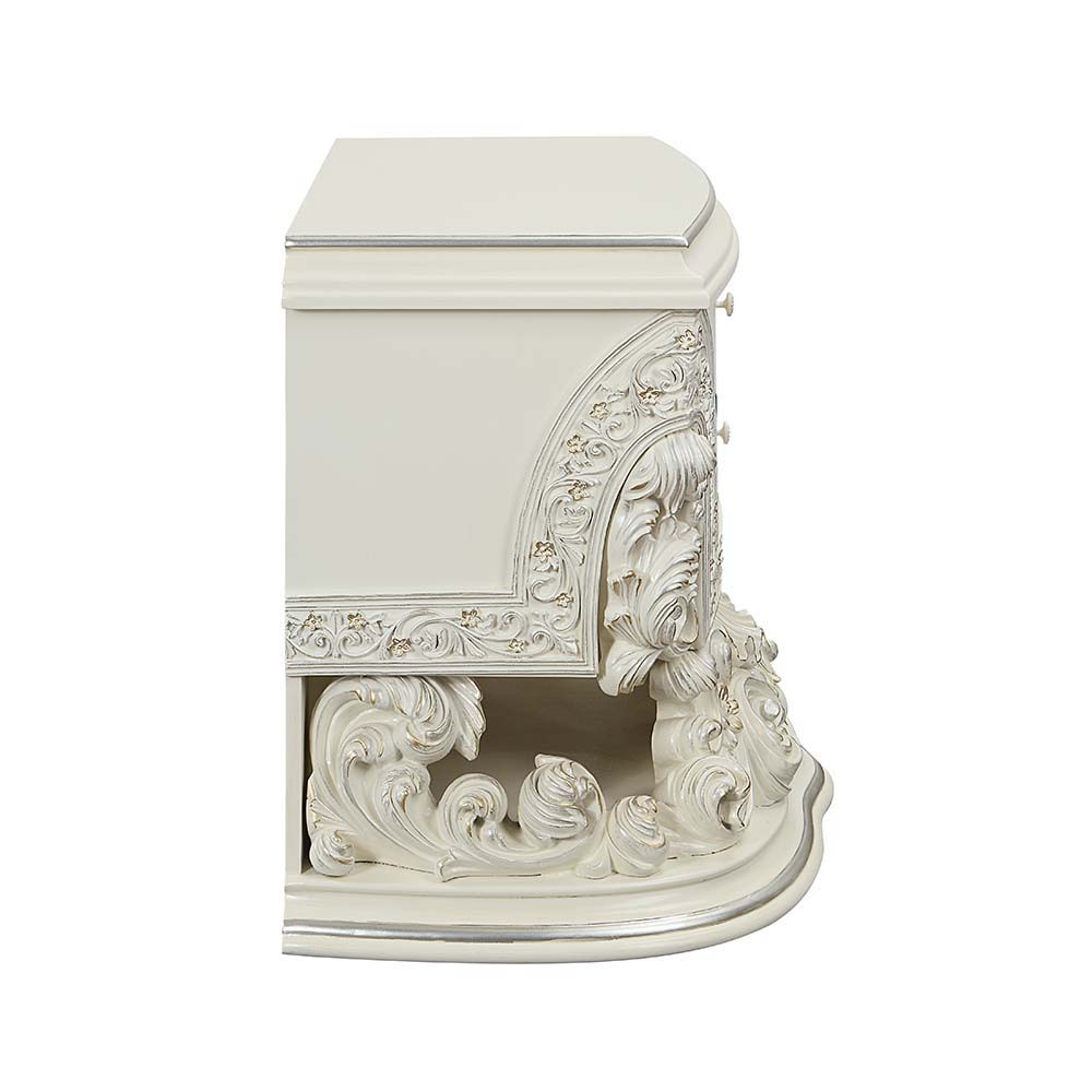 Adara - Nightstand - Antique White Finish - Urban Living Furniture (Los Angeles, CA)