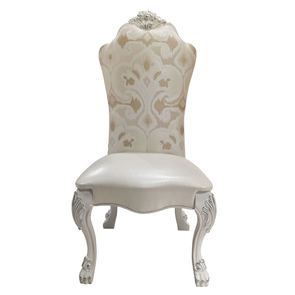 Dresden - Side Chair (Set of 2) - Fabric & Bone White - Urban Living Furniture (Los Angeles, CA)