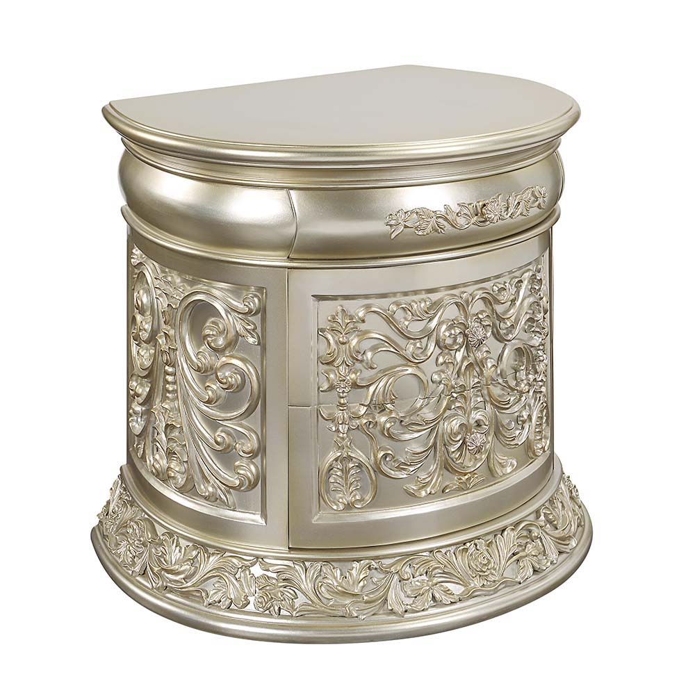Sorina - Nightstand - Antique Gold Finish - Urban Living Furniture (Los Angeles, CA)