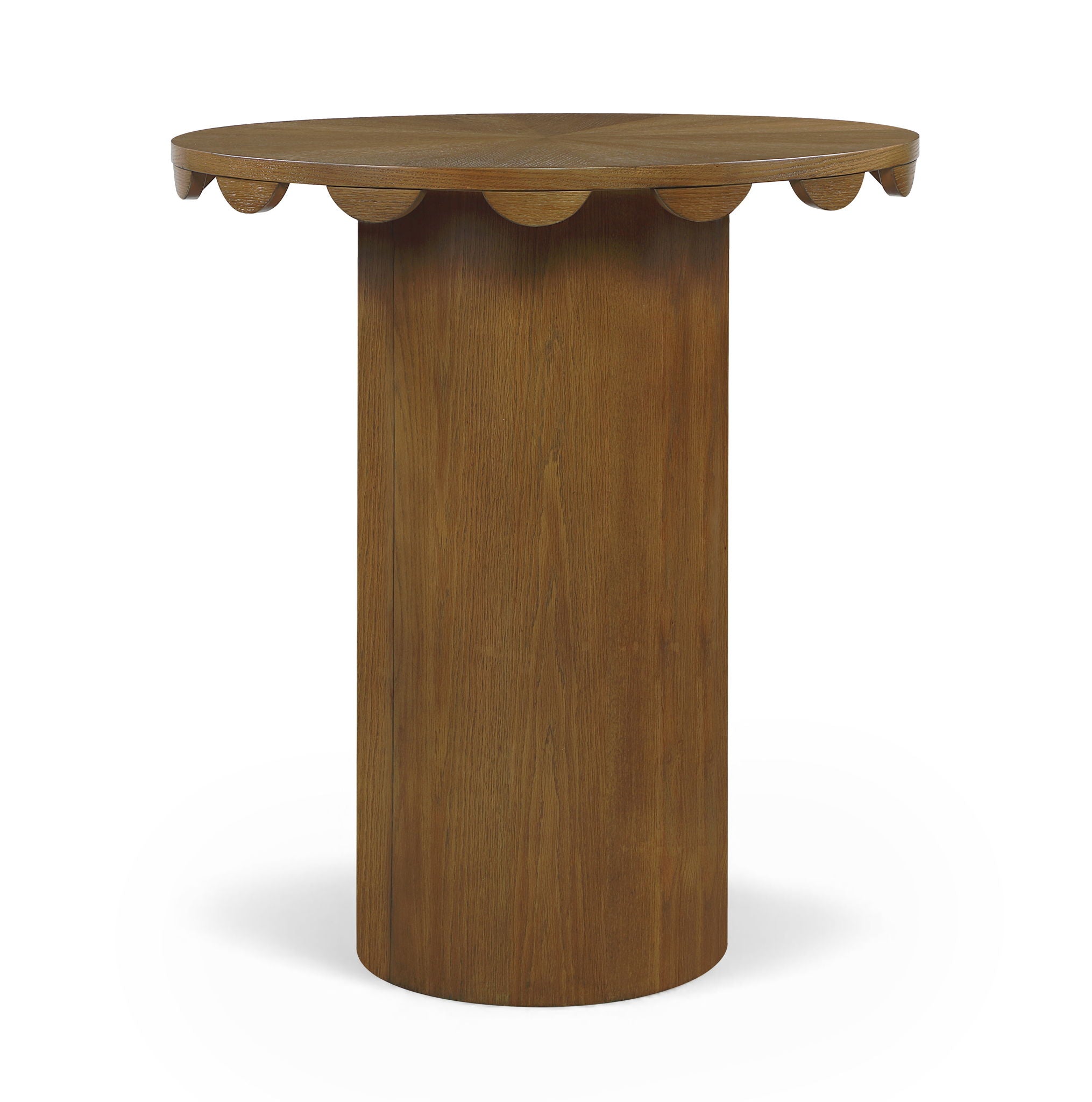 Dahlia - Solid Wood And Natural Cane Table