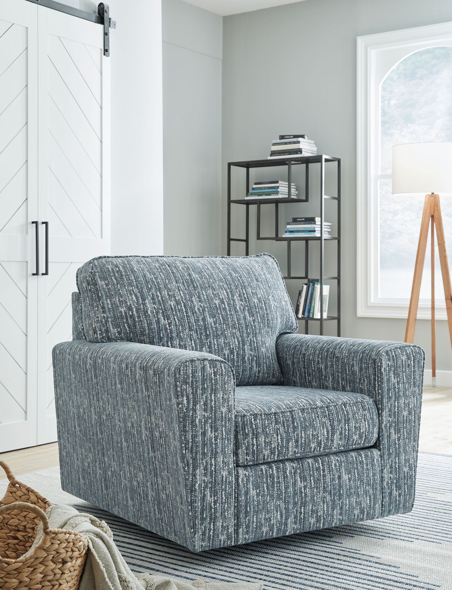 Aterburm - Twilight - Swivel Accent Chair - Urban Living Furniture (Los Angeles, CA)