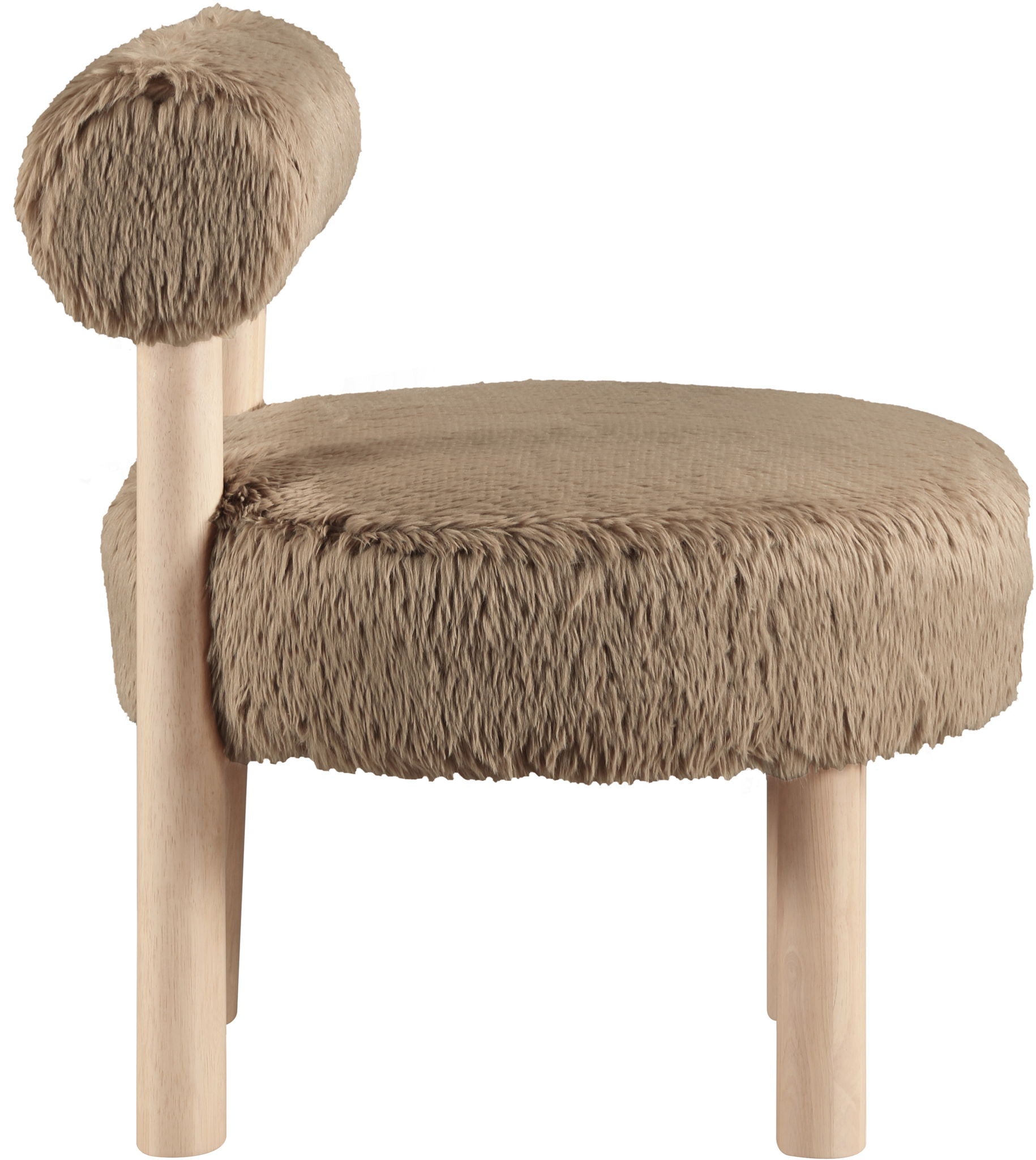 Ambre - Shearling Fabric Accent Chair - Urban Living Furniture (Los Angeles, CA)