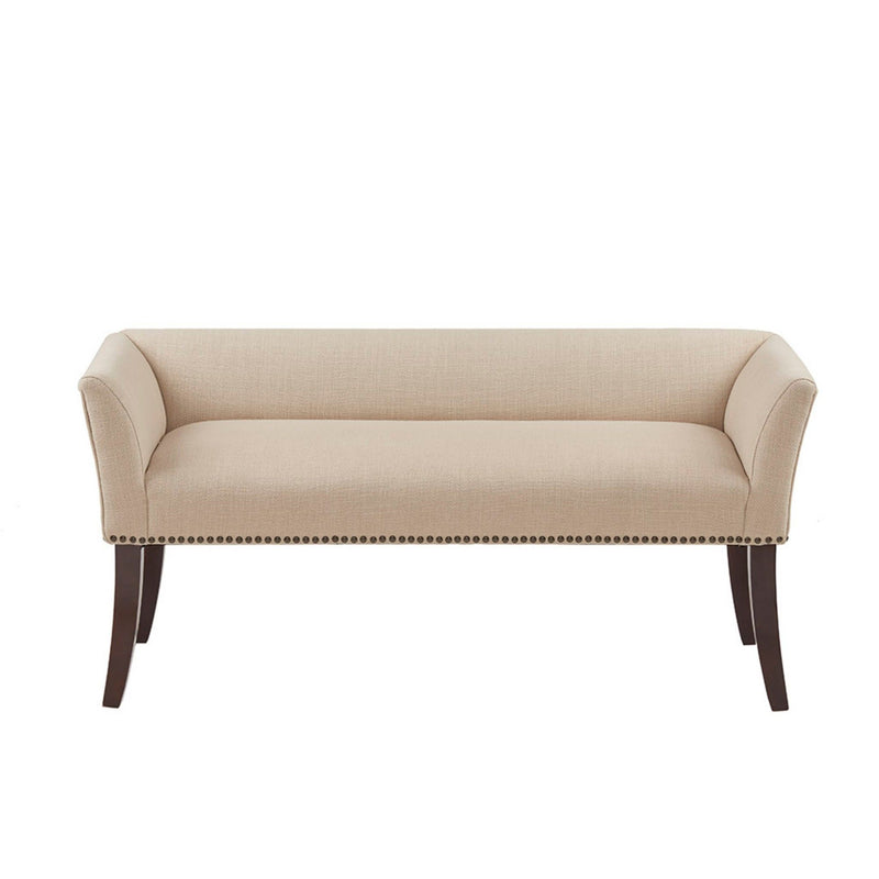 Modern Design Bench Upholstery, Solid Wood Frame