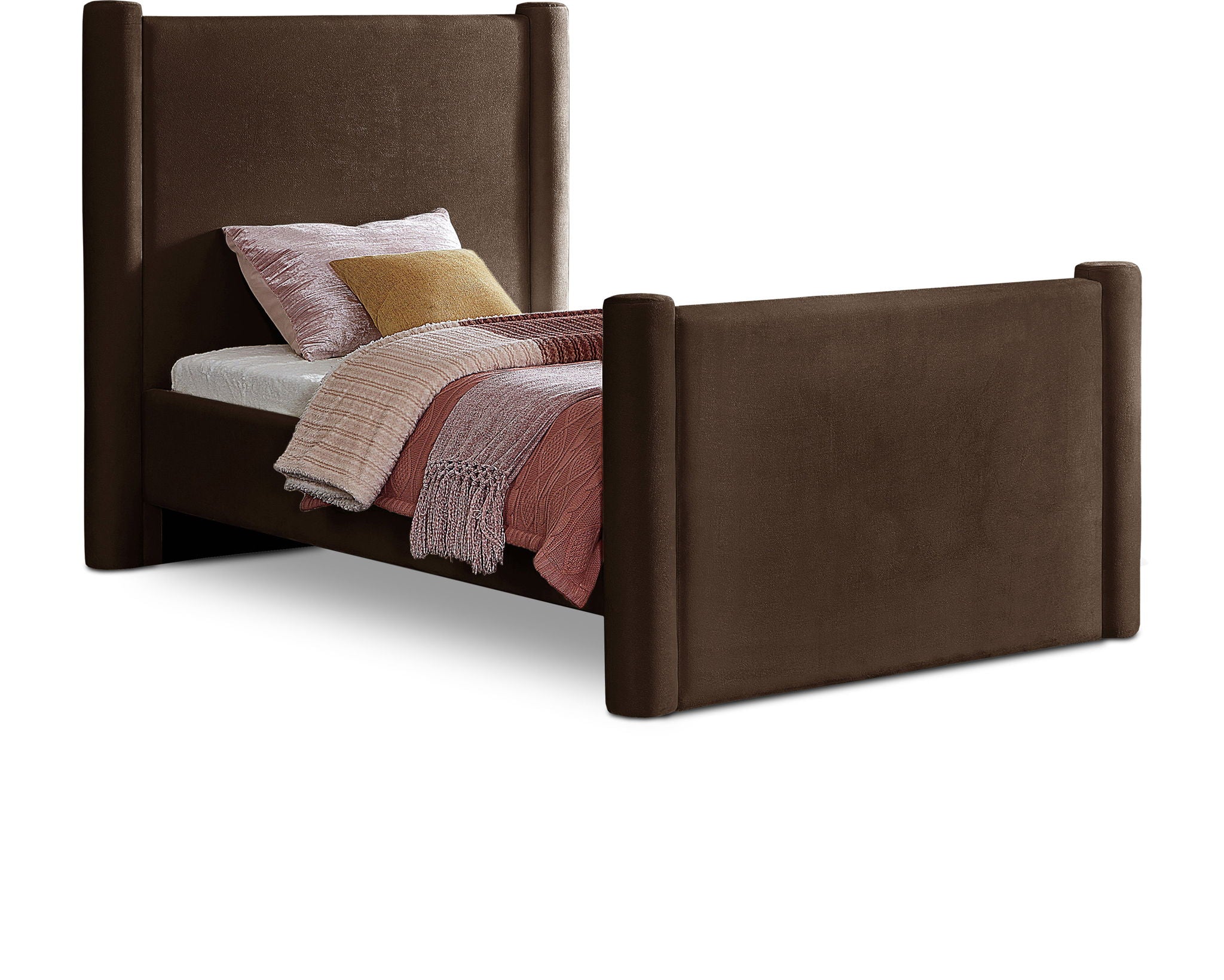 Elias - Velvet Bed - Urban Living Furniture (Los Angeles, CA)